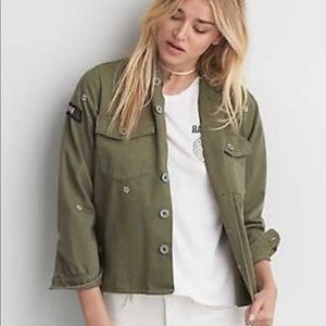 American Eagle Olive Jacket 🌾